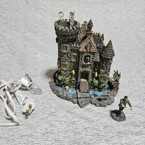 Hawthorne Village Universal Monster Frankenstein Castle Light Figurine Halloween